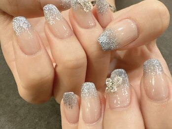 テテ ネイル(Tete..nail)/ラメグラデーション