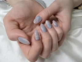 桜ホロネイル×春色マグネット