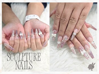 バニーラッシュ(Bunny Lash)/【持ち込みデザインスカルプ】