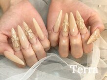 ネイルアンドまつげエクステ テラ 銀座店(Terra)の雰囲気（ロングスカルプネイル★大人上品なデザインも人気）