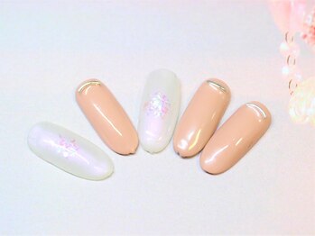 キアラネイルサロン/オーロラホログラムネイル