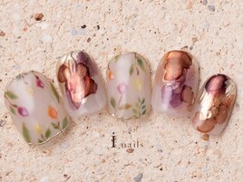 手描きフラワー×インク10480円