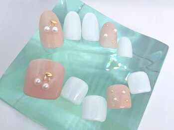 ネイルクリニック(NAIL CLINIC)/フットジェルネイル/夏/デザイン