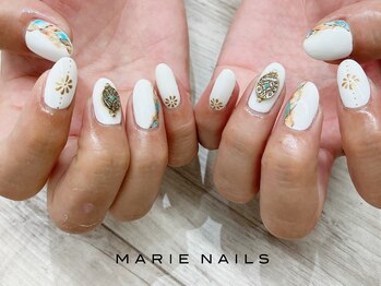 マリーネイルズ 横浜店(MARIE NAILS)/持込みデザイン コンチョ 0718a