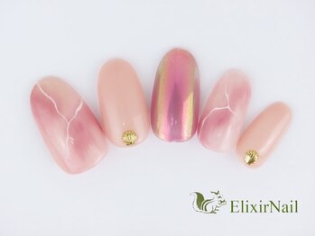 エリクサーネイル 五反田(Elixir Nail)/定額a シンプル／クーポン使用