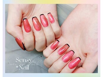 センシー ネイル スタジオ(Sensy Nail Studio)/マグベース指定無料のフレンチ