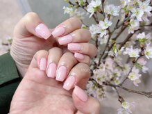 エンジェルガーデンネイル 池袋店(Angelgarden nail)/さくらピンク春ネイル