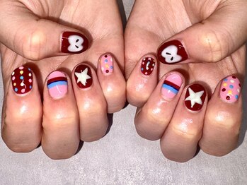 お持ち込み個性派ネイル