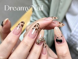 レオパード×ねこネイル