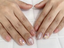 福屋。 指宿店/バレンタインネイル