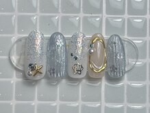 ジョアネイル(JOA Nail)/夏/リゾート/バカラ/ホロ