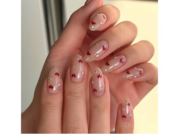 リナネイルサロン 池袋(Lina nail salon)/バレンタインネイル