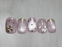 ネイルメゾン 渋谷店(NAIL MAISON)/マグキルティングリボン￥7500