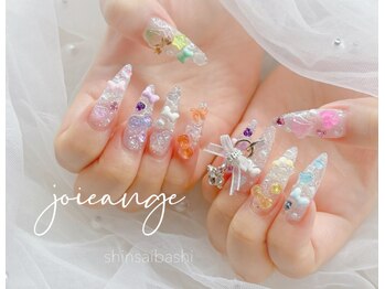 ジョアアンジェ 心斎橋店(joie ange)の写真/美しいフォルムで自然な指先に◎長さだしで爪の悩み,コンプレックスも改善！アプレ/チップ/スカルプあり★