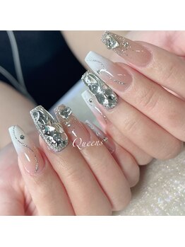 クイーンズビューティーサロン 新宿本店(Queen's beauty salon)/チップ長さ出し10本やり放題