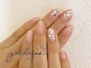 ラメ×スターネイル