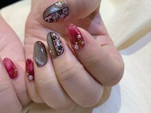 ネイルズ ララ(nails Lala)/手描き。