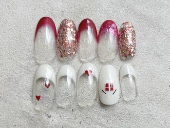 リーチェ ビューティアンドネイルサロン 大名店(Beauty&Nail Salon)/15日～クリスマスデザイン