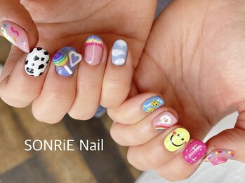 ソンリエ 青竹店(SONRiE)/カラフルポップネイル