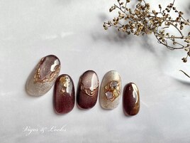 マグネット　ニュアンスネイル