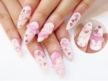 ネイルコレクション ピンク(Nail Collection Pink)/ジェル放題+キャラ♪マイメロ