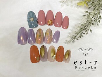 エストアール 博多口店(est-r.)/#春ネイル