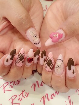ローラネイル(Roller nail)/スカルプ3Dネイル