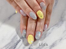 ネイルアトリエルカ(nail atelier LUCA)/M-733 キラキラバカラネイル
