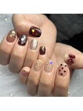 グロウネイル(Glow.Nail)/バレンタインネイル