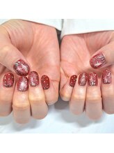 コスモ オーラ ネイル(Cosmo Aura Nail)/持ち込みデザイン*いちごネイル