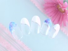 シューズネイルプロデュース/フレンチホログラムネイル