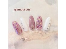 グラマラス 白金台店(glamourous produced by Noble)の雰囲気（オフィスでもOK♪上品＆華やかなネイルも豊富にご用意しています）