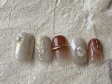 アイネイルズ 梅田店(I nails)/上品ニュアンスぷっくり¥9200