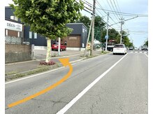 ルミエールフォートサイド(L’MIERE fortside)/5号線函館駅方面から