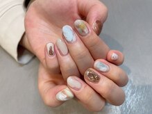 アトリエ ツメ(atelier TsuMe)/ニュアンスネイル/ミラー/アシメ