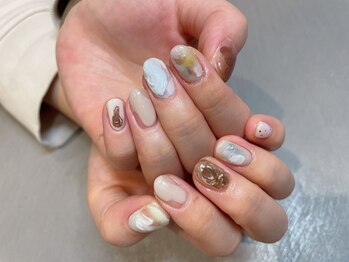 アトリエ ツメ(atelier TsuMe)/ニュアンスネイル/ミラー/アシメ