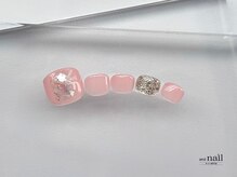 アンドラッシュ アンドネイル 本郷三丁目駅前店(and lash/and nail)/フット定額　1本アート