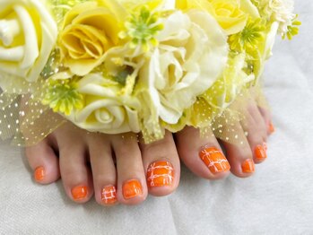 プルミエ ネイル(Premier Nail)の写真/足元もおしゃれにこだわるならデザイン豊富なフットネイルを。艶やかなフットネイルで自信の持てる足元へ♪