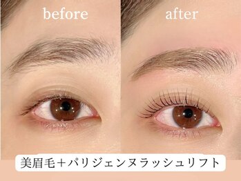ラッシュアンドワックス ブレイブニューヨーク(Lash&Wax Brave nyc.)/美眉毛+パリジェンヌ