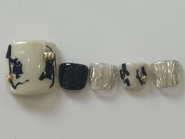 ゴールドネイル個性派¥8500