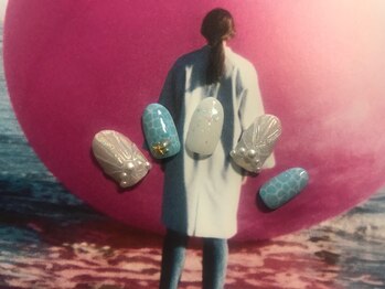 ネイルアンドアイラッシュサロン エスポアール(nail&eyelash salon espoir)/マーメイドネイル　120分コース