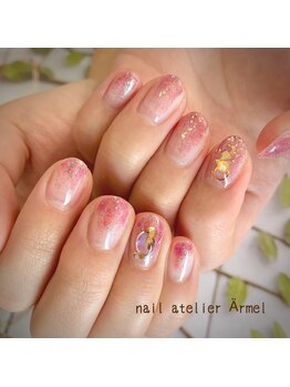 ネイルアトリエ エルメル(nail atelier Armel)/塗りかけニュアンス