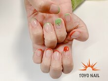 トヨネイル(TOYO NAIL)/りんごネイルフレンチ