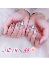 ネイルサロン 優/オーロラサテンミラー♪