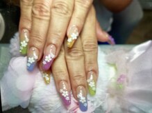 アンバーテン(Amber10)/持ち込みデザイン/ジェルネイル