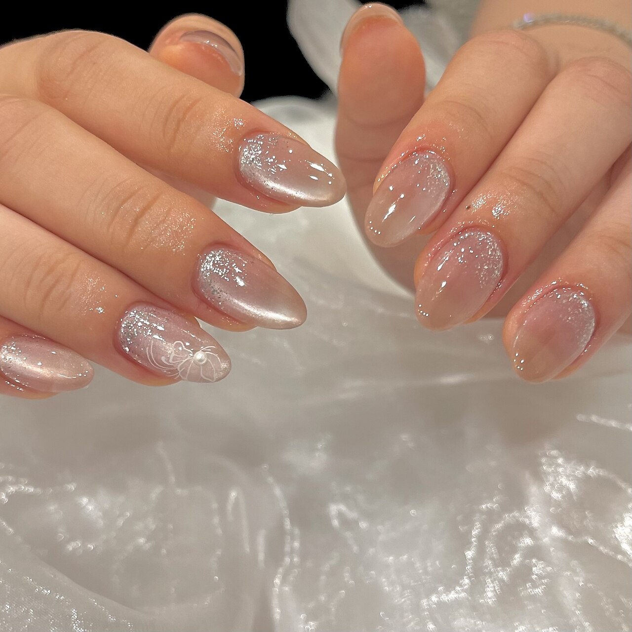 18］ネイルチップ うるうるネイル うる艶 ぷっくり お呼ばれ