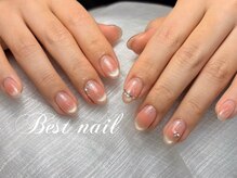 Best Nail 銀座店【ワンホンネイル・スカルプ・パラジェル・上品ジェルネイル】/チークマグネットネイル