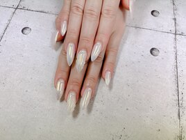 ロングオーロラネイル