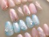 【定額コース¥8,250】+パラジェル¥1,100♪200色の中から変更可★