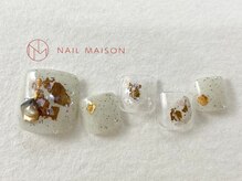 ネイルメゾン 梅田(NAIL MAISON)/ホワイトサンドジェルくすみ